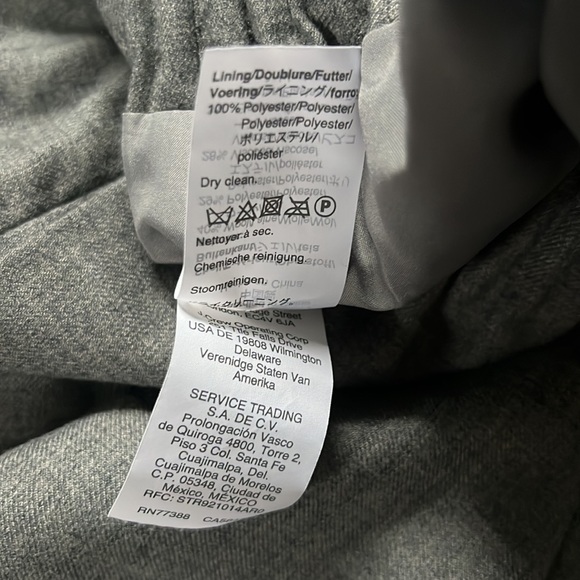 J Crew Factory wool mini skirt with side pockets and elastic waist - Picture 5 of 7